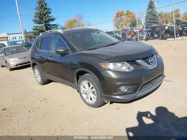5N1AT2MV7EC862646 — 2014 Nissan Rogue S/SL/SV, Левый бок (Left Side), фото до ремонта