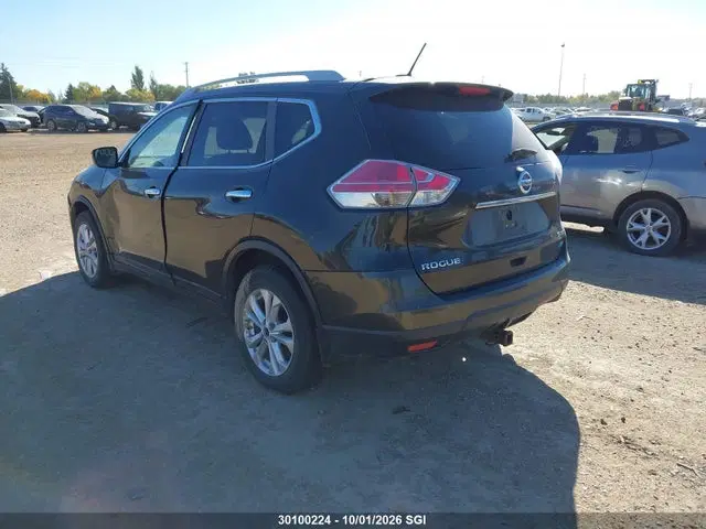 2014 Nissan Rogue S/sl/sv VIN 5N1AT2MV7EC862646 фото 3
