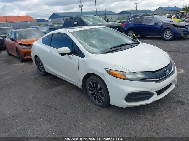 2HGFG3A56FH001404 — 2015 Honda Civic EX, Левый бок (Left Side), фото до ремонта
