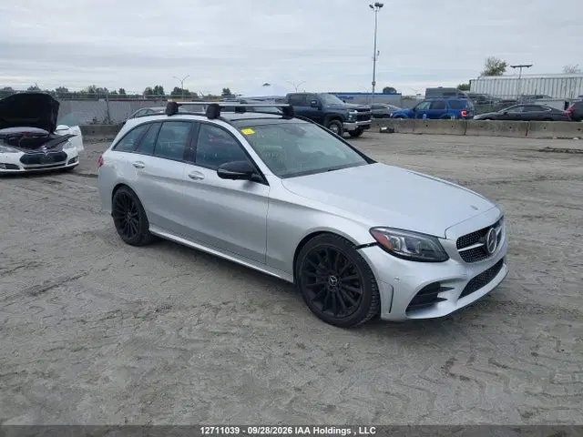 WDDWH8EB6KF832900 — 2019 Mercedes-Benz C 300 4MATIC, Front, фото до ремонта
