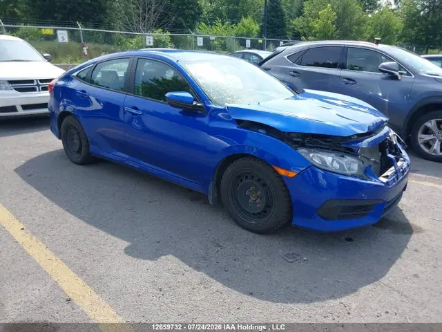 2HGFC2E56HH033188 — 2017 Honda Civic LX, Front, фото до ремонта