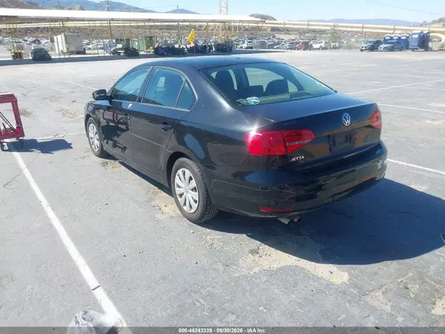 2015 Volkswagen Jetta 2.0l S VIN 3VW2K7AJ4FM254655 фото 3