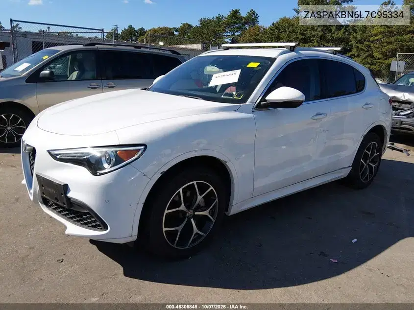 2020 Alfa Romeo Stelvio Ti Awd VIN ZASPAKBN6L7C95334 фото 3