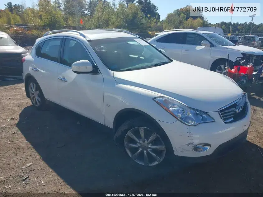 JN1BJ0HR6FM772709 — 2015 Infiniti QX50, Передняя часть, фото до ремонта