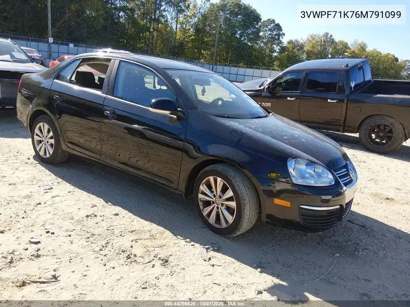 3VWPF71K76M791099 — 2006 Volkswagen Jetta, естественный износ, фото до ремонта