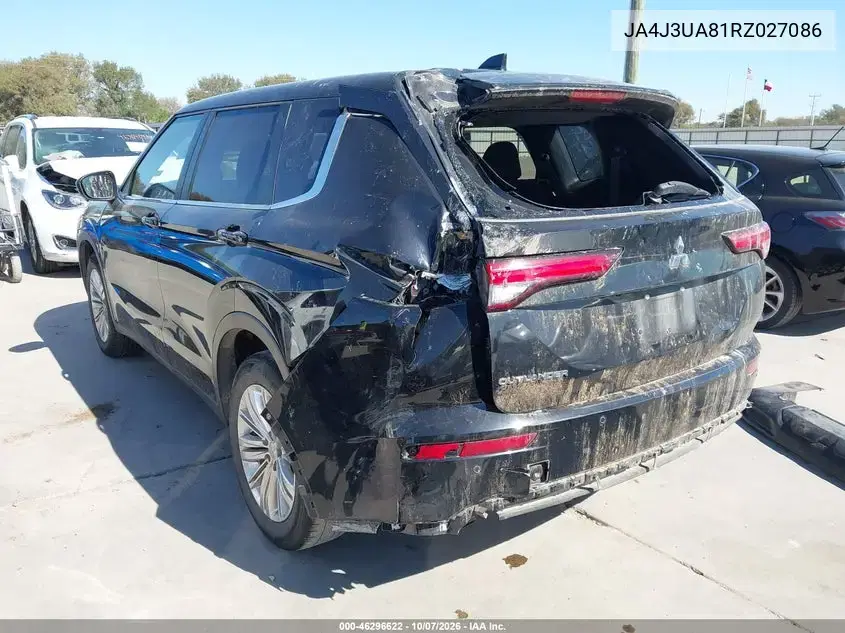 2024 Mitsubishi Outlander Es 2.5 2Wd VIN JA4J3UA81RZ027086 фото 4
