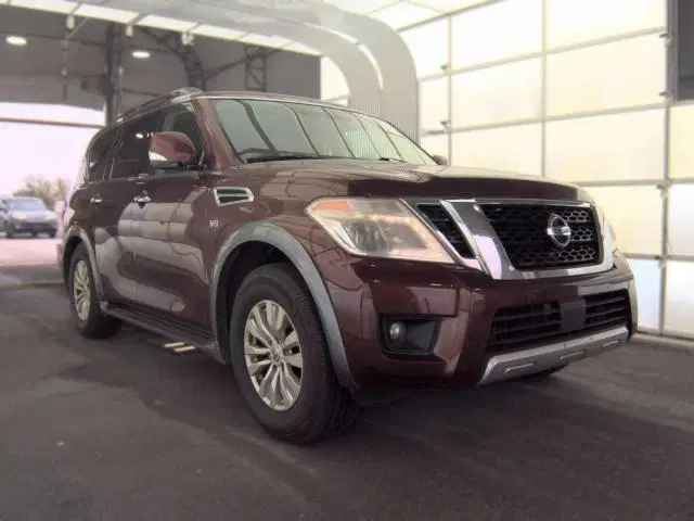 JN8AY2NC6H9504544 — 2017 Nissan Armada, Мелкие вмятины и царапины, фото до ремонта