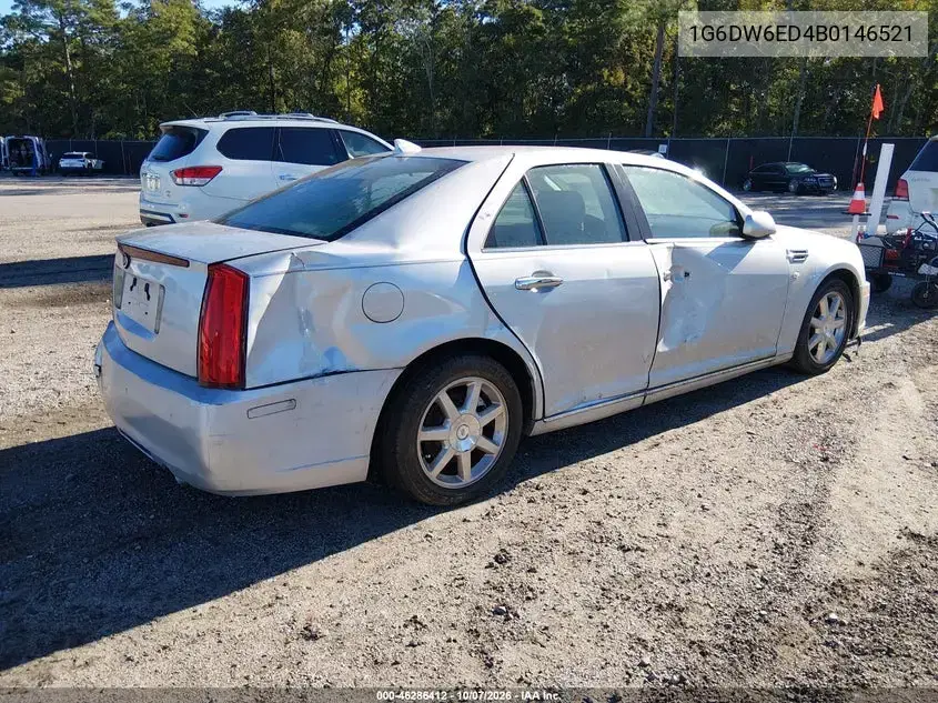 2011 Cadillac Sts Luxury VIN 1G6DW6ED4B0146521 фото 4