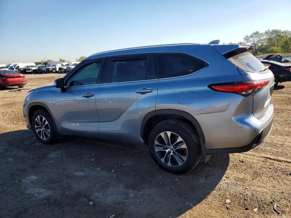 2021 TOYOTA HIGHLANDER VIN 5TDHZRBH9MS140969 фото 2