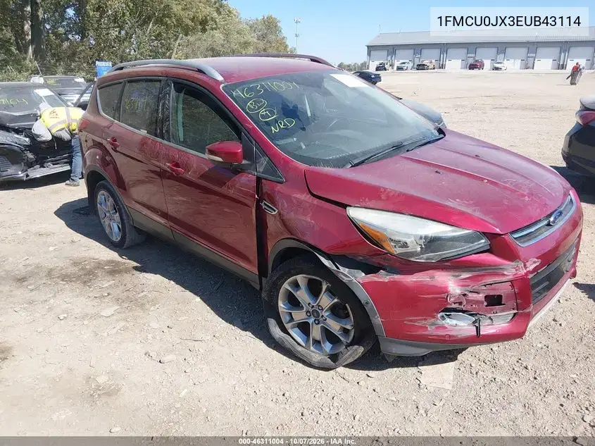1FMCU0JX3EUB43114 — 2014 Ford Escape, задняя часть, фото до ремонта