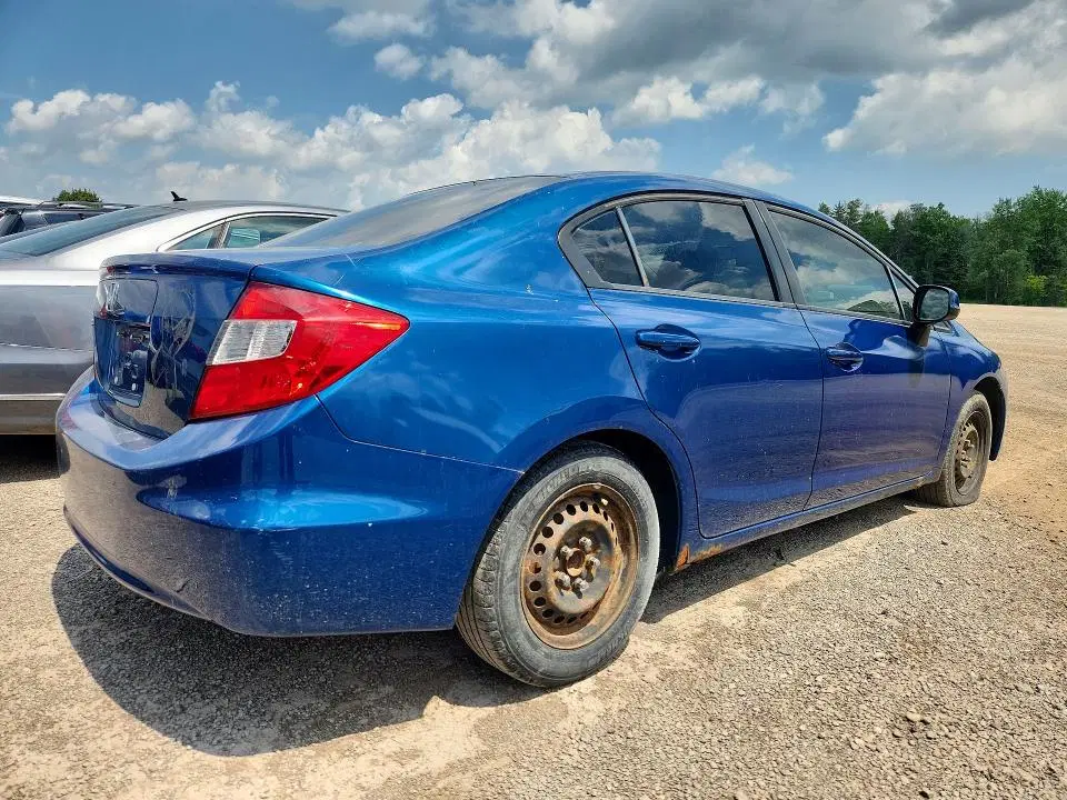 2012 HONDA CIVIC VIN 2HGFB2F47CH018247 фото 3