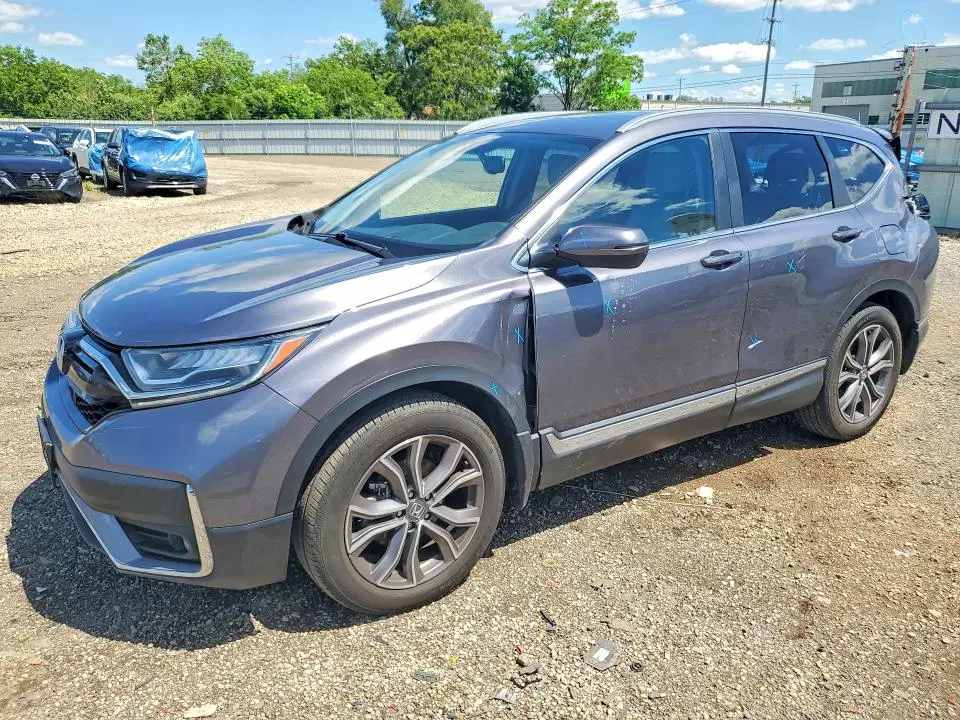 5J6RW2H95ML018738 — 2021 Honda CR-V, Боковая часть, фото до ремонта