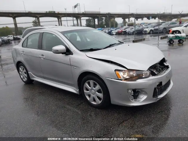 JA32U2FU5HU602589 — 2017 Mitsubishi Lancer ES, Передняя часть (Front), фото до ремонта