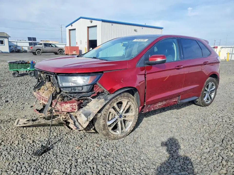 2FMTK4AP9FBC35428 — 2015 Ford Edge, Передняя часть, фото до ремонта