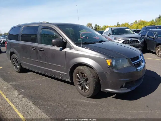 2C4RDGCG7HR685659 — 2017 Dodge Grand Caravan SXT, Передняя часть (Front End), фото до ремонта