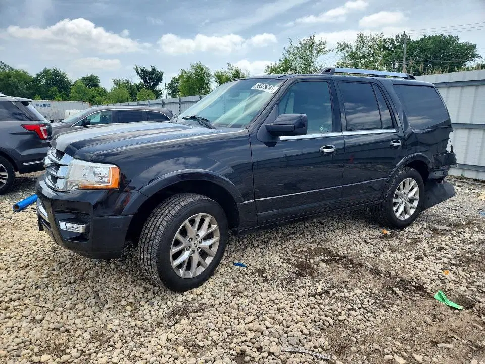 1FMJU1KT9FEF47457 — 2015 Ford Expedition, Задняя часть, фото до ремонта