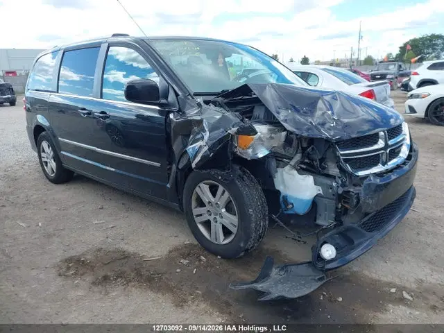 2C4RDGDGXHR741737 — 2017 Dodge Grand Caravan Crew, Передняя часть (Front), фото до ремонта