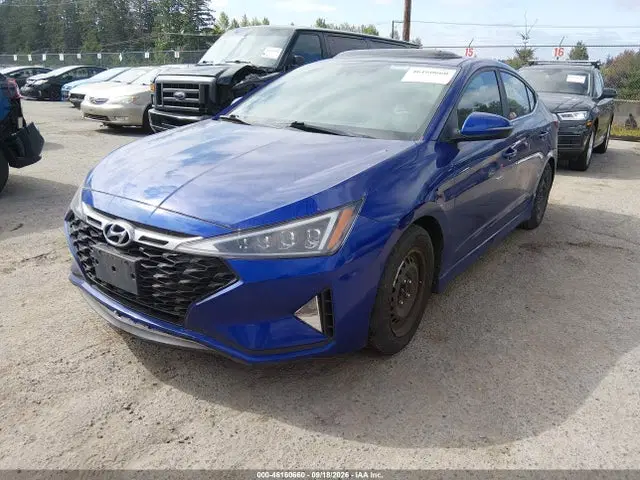 2020 Hyundai Elantra Sport VIN KMHD04LB4LU992772 фото 2