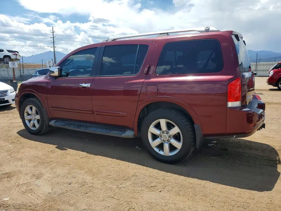 2012 NISSAN ARMADA VIN 5N1AA0NC8CN606895 фото 2