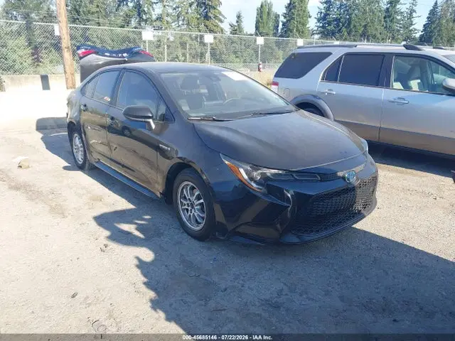 JTDEBRBE5LJ017663 — 2020 Toyota Corolla Hybrid LE, Задняя часть (Rear), фото до ремонта