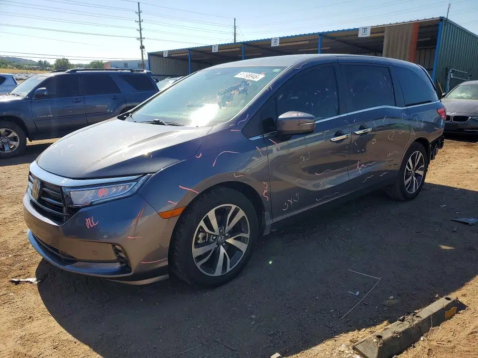 5FNRL6H8XMB033963 — 2021 Honda Odyssey, Задняя часть, фото до ремонта