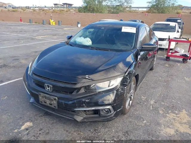 2019 Honda CIVIC EX VIN JHMFC1F3XKX002520 фото 2