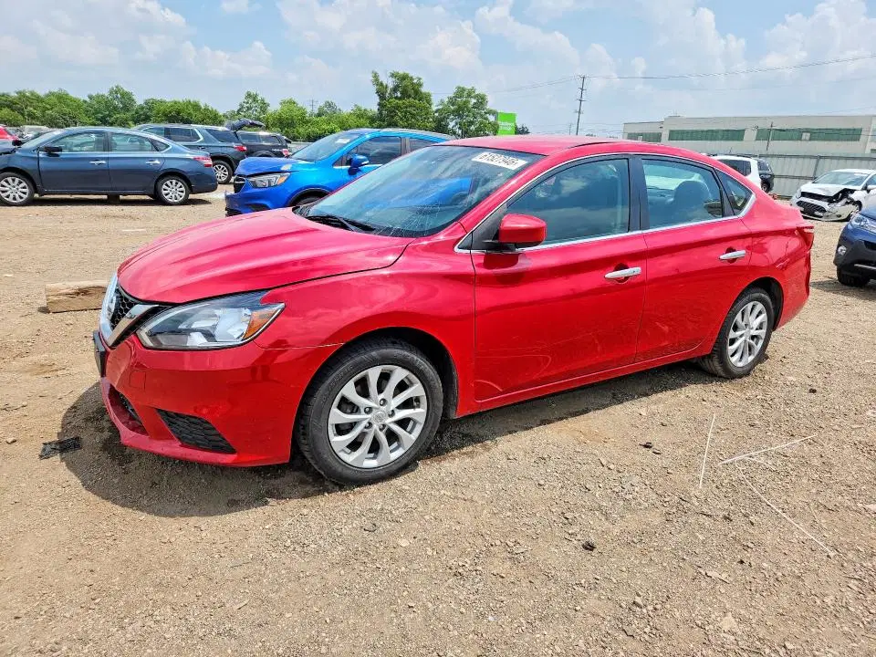 3N1AB7AP6JL617297 — 2018 Nissan Sentra, Боковая часть, фото до ремонта