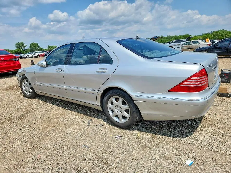 2000 MERCEDES-BENZ S VIN WDBNG75J7YA106400 фото 2