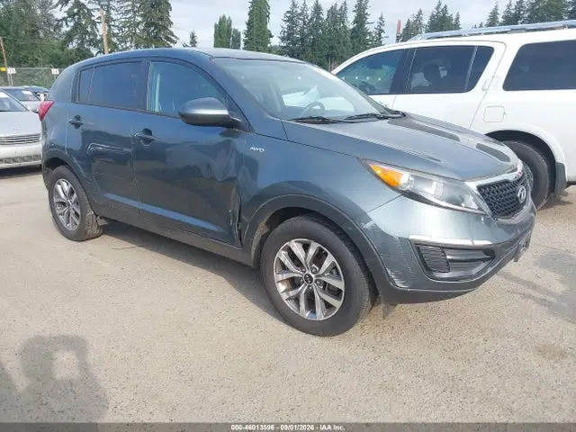KNDPBCAC0E7560151 — 2014 Kia Sportage LX, Правый бок (Right Side), фото до ремонта