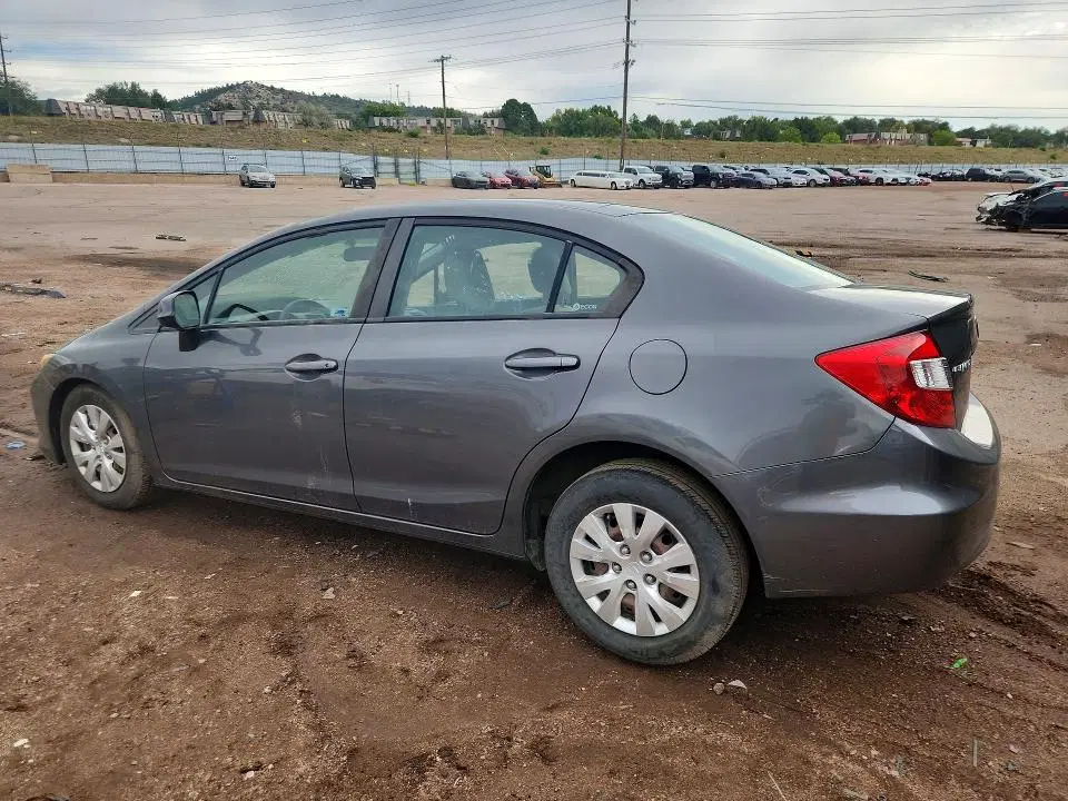 2012 HONDA CIVIC VIN 2HGFB2F58CH583244 фото 3