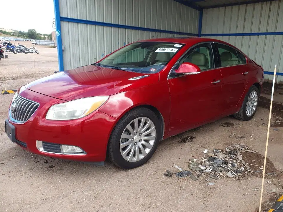 2G4GS5EVXD9226466 — 2013 Buick Regal, Задняя часть (Rear End), фото до ремонта