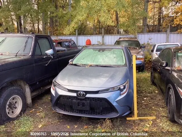 2020 Toyota COROLLA LE VIN 5YFBPRBE9LP017603 фото 2