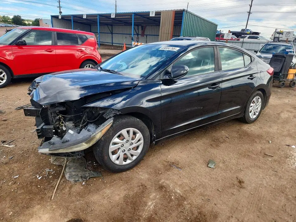 KMHD74LF9JU505335 — 2018 Hyundai Elantra, Передняя часть (Front End), фото до ремонта