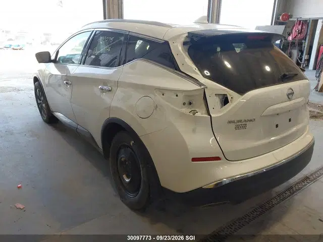 2018 Nissan Murano S/sl/sv/platinum VIN 5N1AZ2MH1JN106155 фото 3