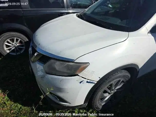 5N1AT2MVXEC760287 — 2014 Nissan Rogue SL, Передняя часть (Front), фото до ремонта