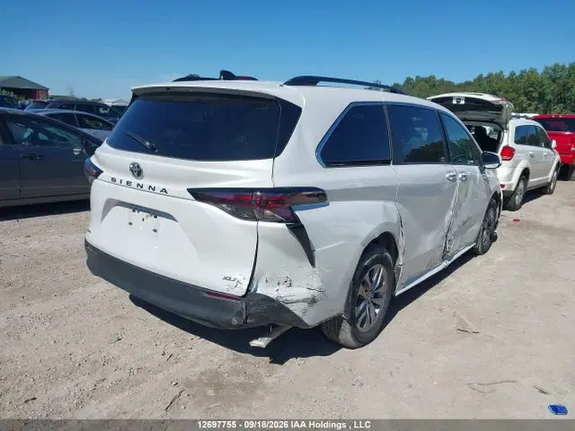 2026 Toyota Sienna Xle Fwd 8-pass VIN 5TDGRKEC4TS293129 фото 4