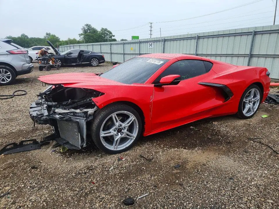 1G1YA2D42R5130704 — 2024 Chevrolet Corvette, Передняя часть, фото до ремонта
