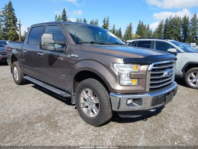 1FTEW1EG1FKE99873 — 2015 Ford F-150 XLT, Передняя часть слева (Left Front), фото до ремонта