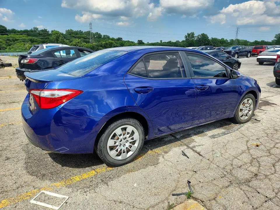2015 TOYOTA COROLLA VIN 2T1BURHE3FC271229 фото 3