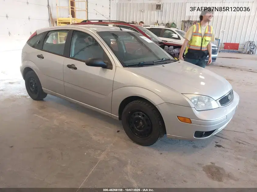 3FAFP37N85R120036 — 2005 Ford Focus, естественный износ, фото до ремонта