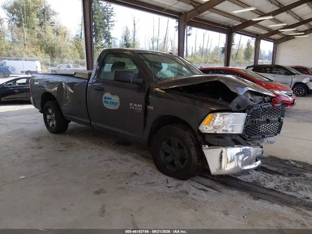 3C6JR6DT8KG729693 — 2019 RAM 1500 Classic Tradesman 4X2 8' Box, Передняя часть (Front & Rear), фото до ремонта
