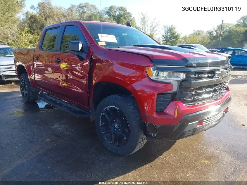 3GCUDFEL0RG310119 — 2024 Chevrolet Silverado, Спереди справа, фото до ремонта