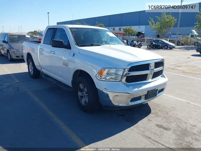 1C6RR7GP4DS609747 — 2013 RAM 1500, передняя часть, фото до ремонта