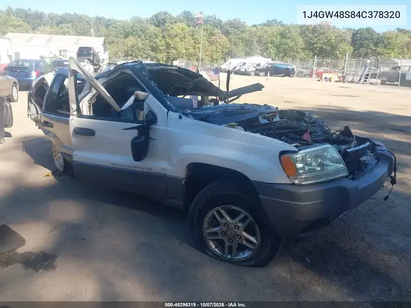 1J4GW48S84C378320 — 2004 Jeep Grand Cherokee, повреждения со всех сторон, фото до ремонта