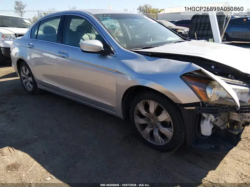 1HGCP26899A050860 — 2009 Honda Accord, передняя часть, фото до ремонта