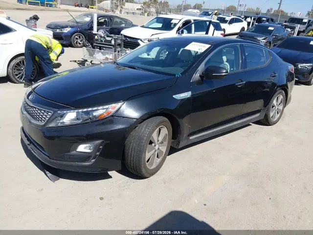 2014 KIA Optima Hybrid Ex VIN KNAGN4AD8E5069826 фото 2