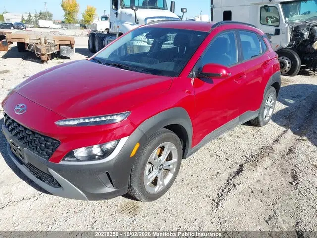 2022 Hyundai Kona Preferred VIN KM8K2CAB9NU767801 фото 2