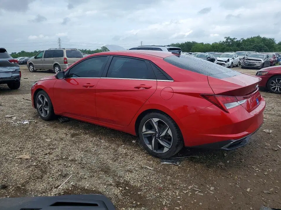 2021 HYUNDAI ELANTRA VIN 5NPLP4AG9MH036175 фото 2