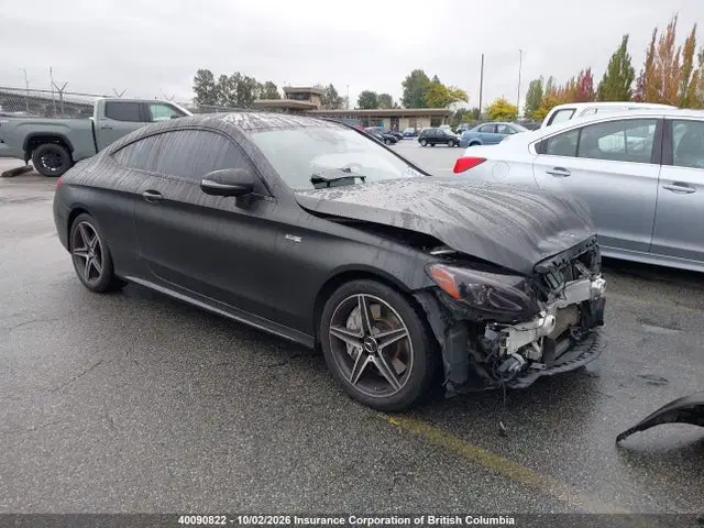 WDDWJ6EB9JF655976 — 2018 Mercedes-Benz C 43 4MATI Amg, Передняя часть (Front), фото до ремонта