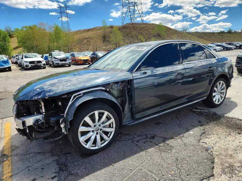 WAUENAF45HA004460 — 2017 Audi A4, Передняя часть (Front End), фото до ремонта